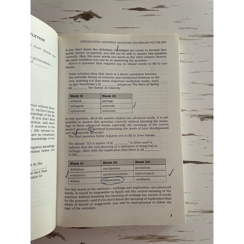 GRE Flash Cards & Essential Words Test Prep - Picture 11 of 12